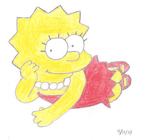 Lisa Simpson Drawing