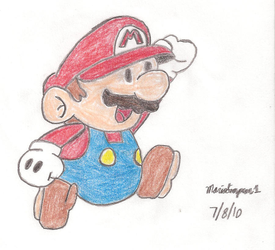 Paper Mario Drawing