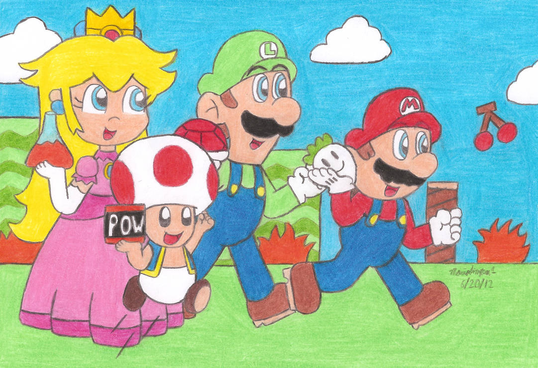 Super Mario Bros 2 USA by MarioSimpson1