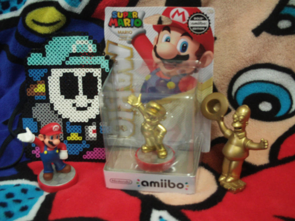 My Gold Mario Amiibo