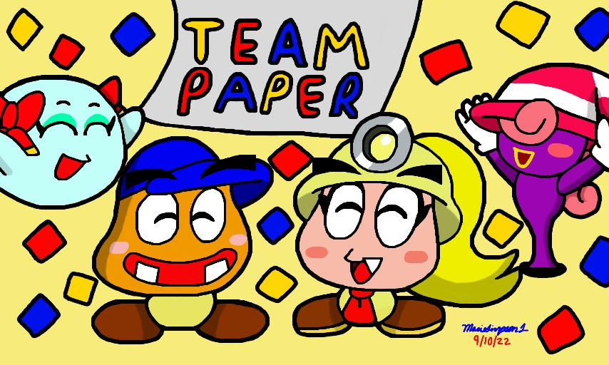 Team 2 Paper Team Paper by MarioSimpson1 on DeviantArt