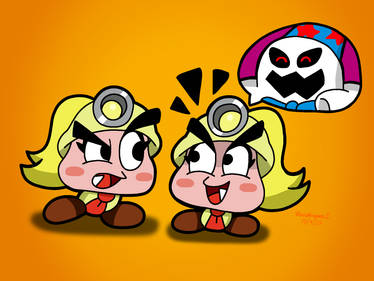 Goombella and Doopliss