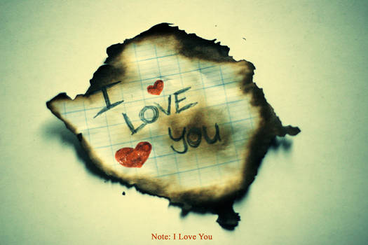 note: i love u