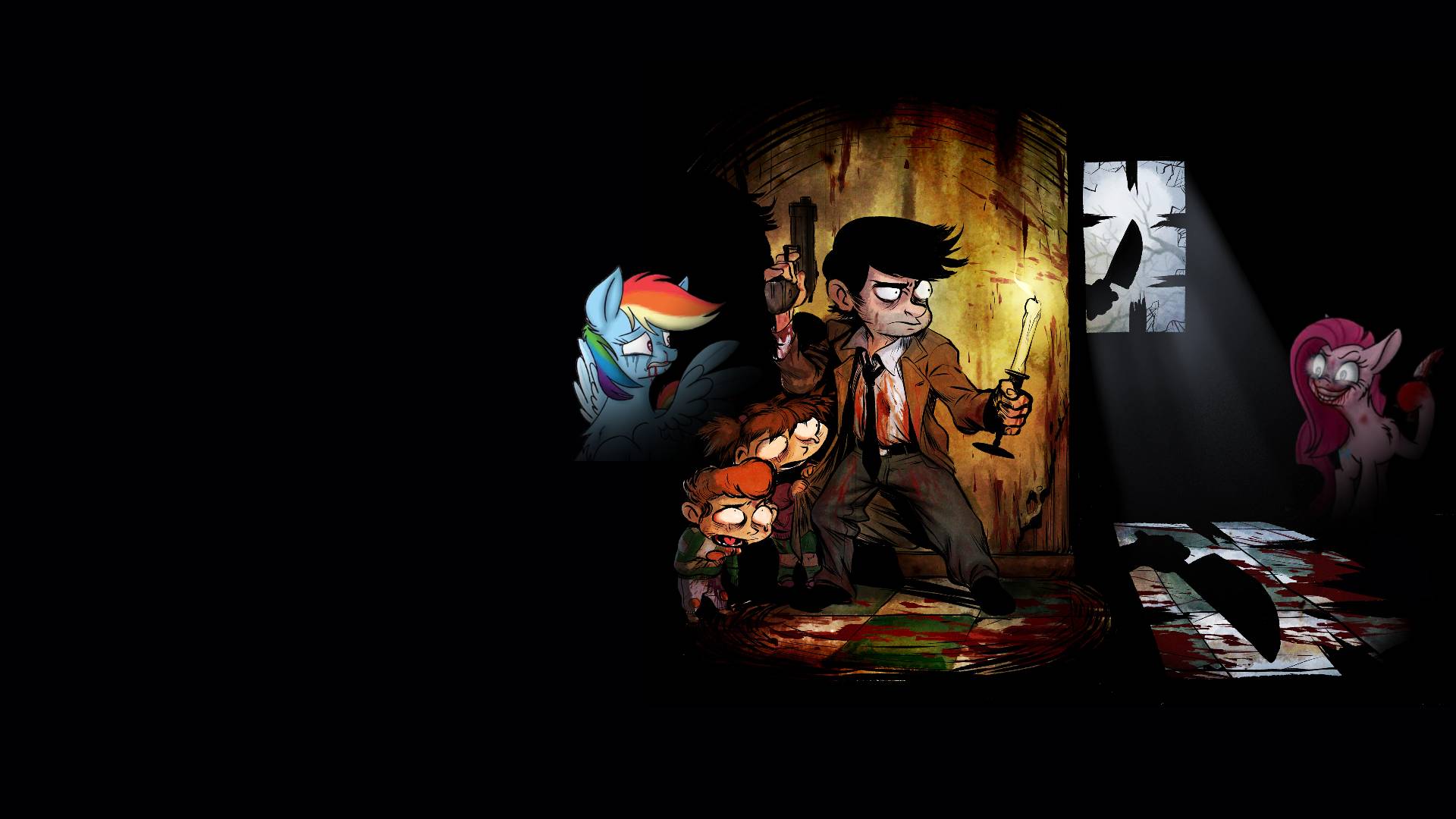 (Image manipulation!) Cupcakes MLP Meets 2Dark