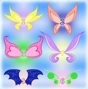 SOLD: Adoptable Magic Winx wings set 2