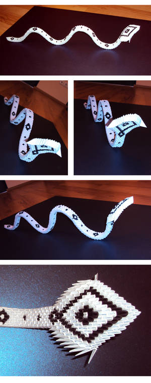 Origami snake