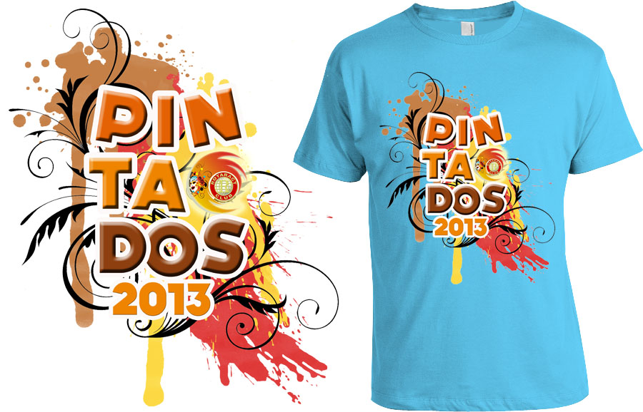 T-shirt Design: Pintados