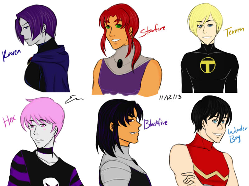 Female Titans genderbend