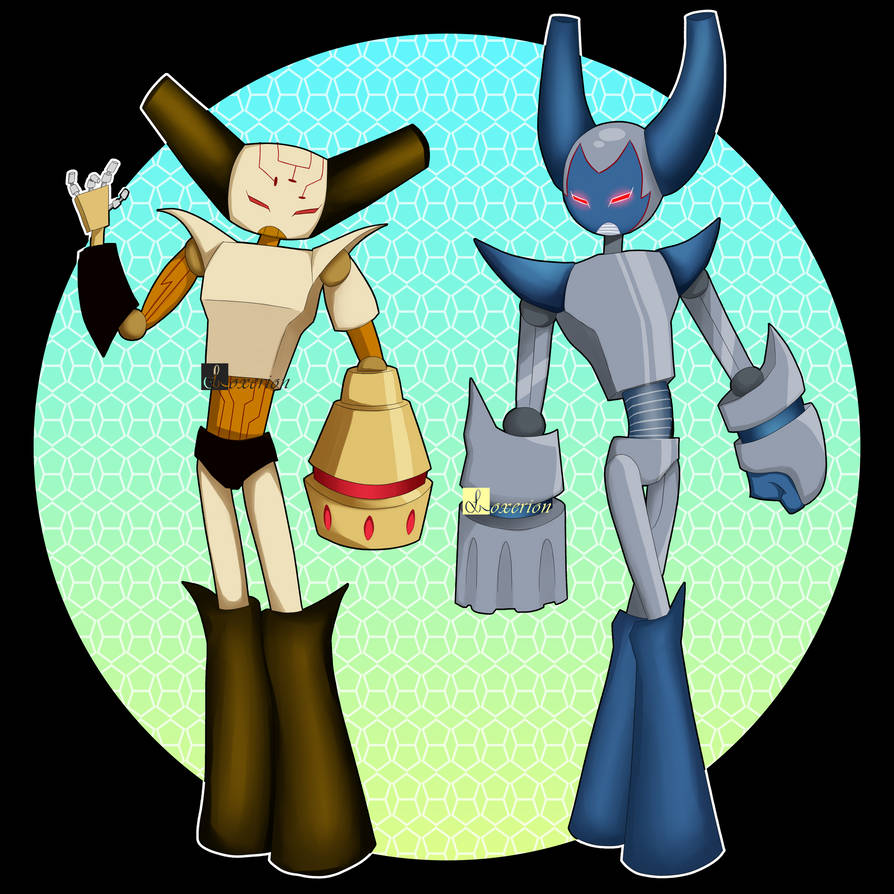 Protogirl and Protoboy by KatMaz on DeviantArt