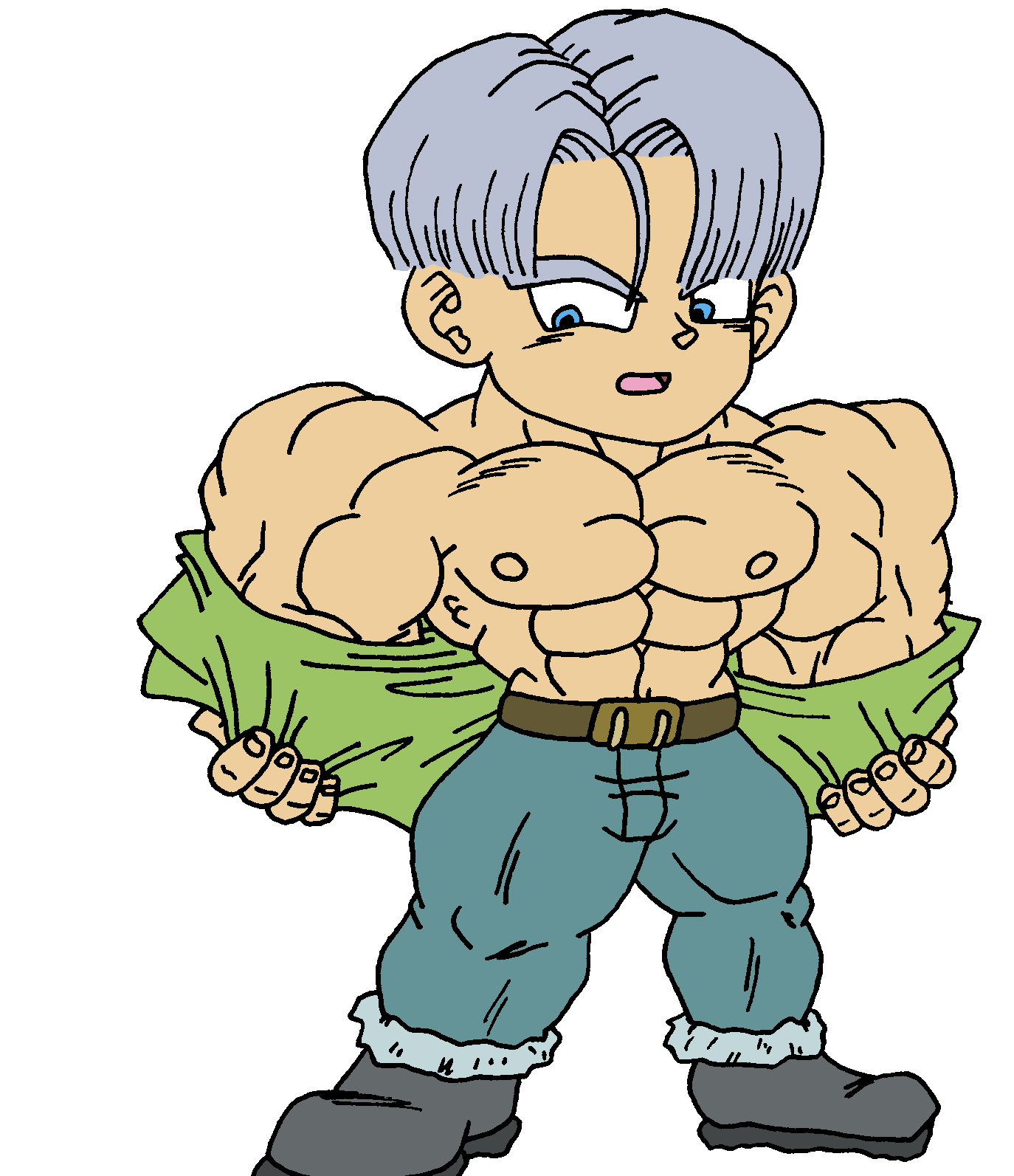 Trunks #AM1.2 by MuscleVisions on DeviantArt