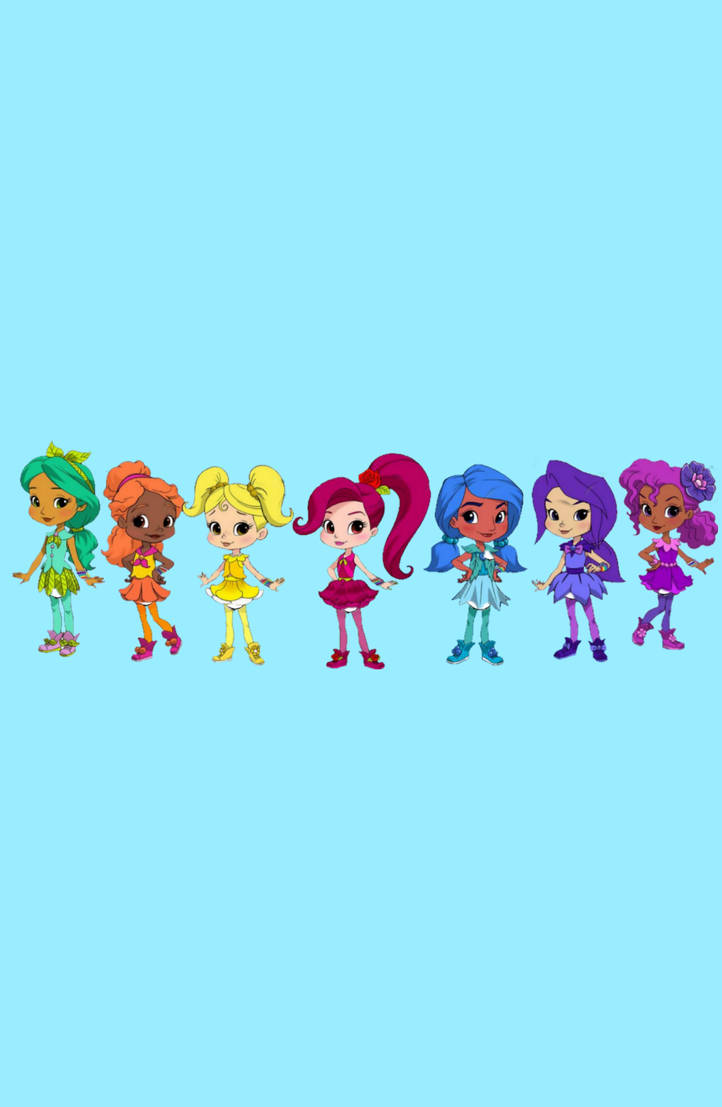 Mandy Rainbow Rangers rainbow rangers 2d in diapers with keleidocoms by lizatheyellowgirl on ...