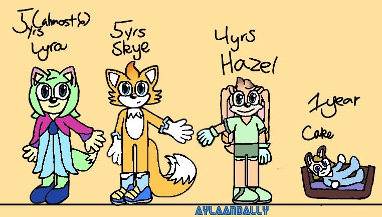 Tailream and Tailsmo Fankids by AylaAndAlly on DeviantArt