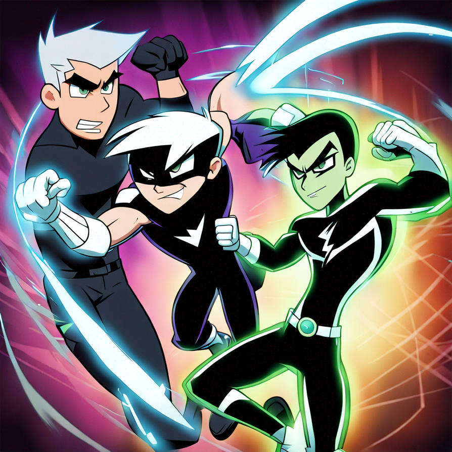 Danny Phantom Fighting Randy Cunningham by TOPCATDIGIANIMEFAN on DeviantArt