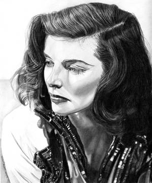 Katharine Hepburn by khinson