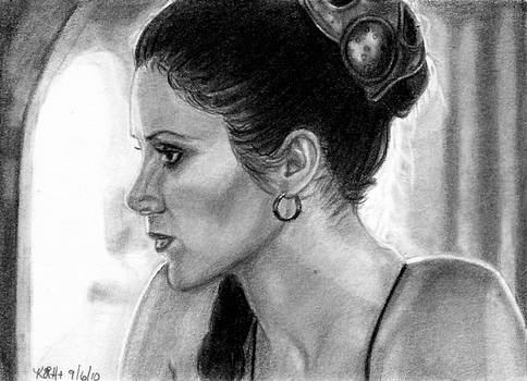 ROTJ Leia Sketch Card