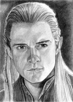 Legolas Sketch Card