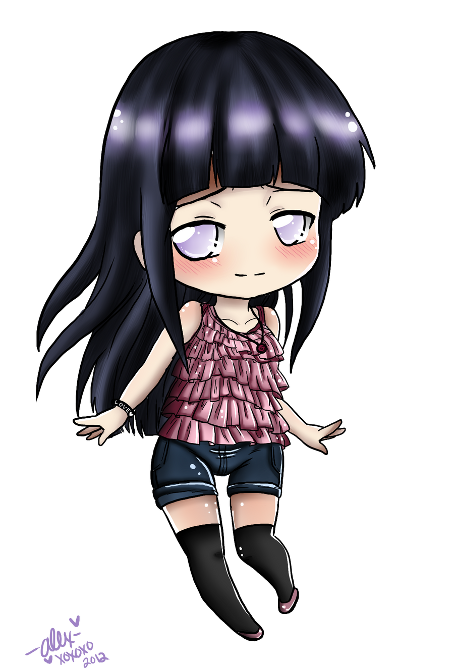 Hinata Chibi-cute outfit time!