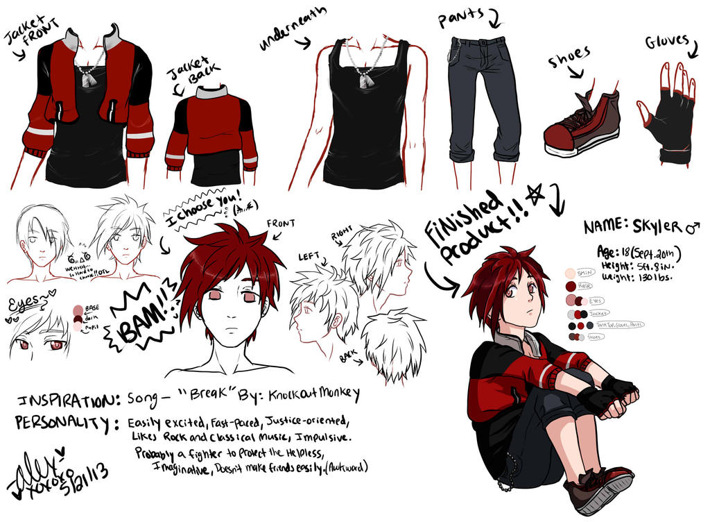 Custom Oc Layout Creating a new OC by shock777 on DeviantArt