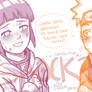 NaruHina training sketch