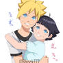 Uzumaki Sibling Hug