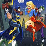 Supergirl Batgirl Christmas