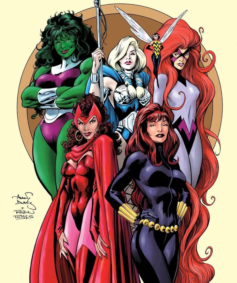 Marvel Artist Robin Riggs Avengers Women by Alan Davis and Robin Riggs by battle810 on DeviantArt