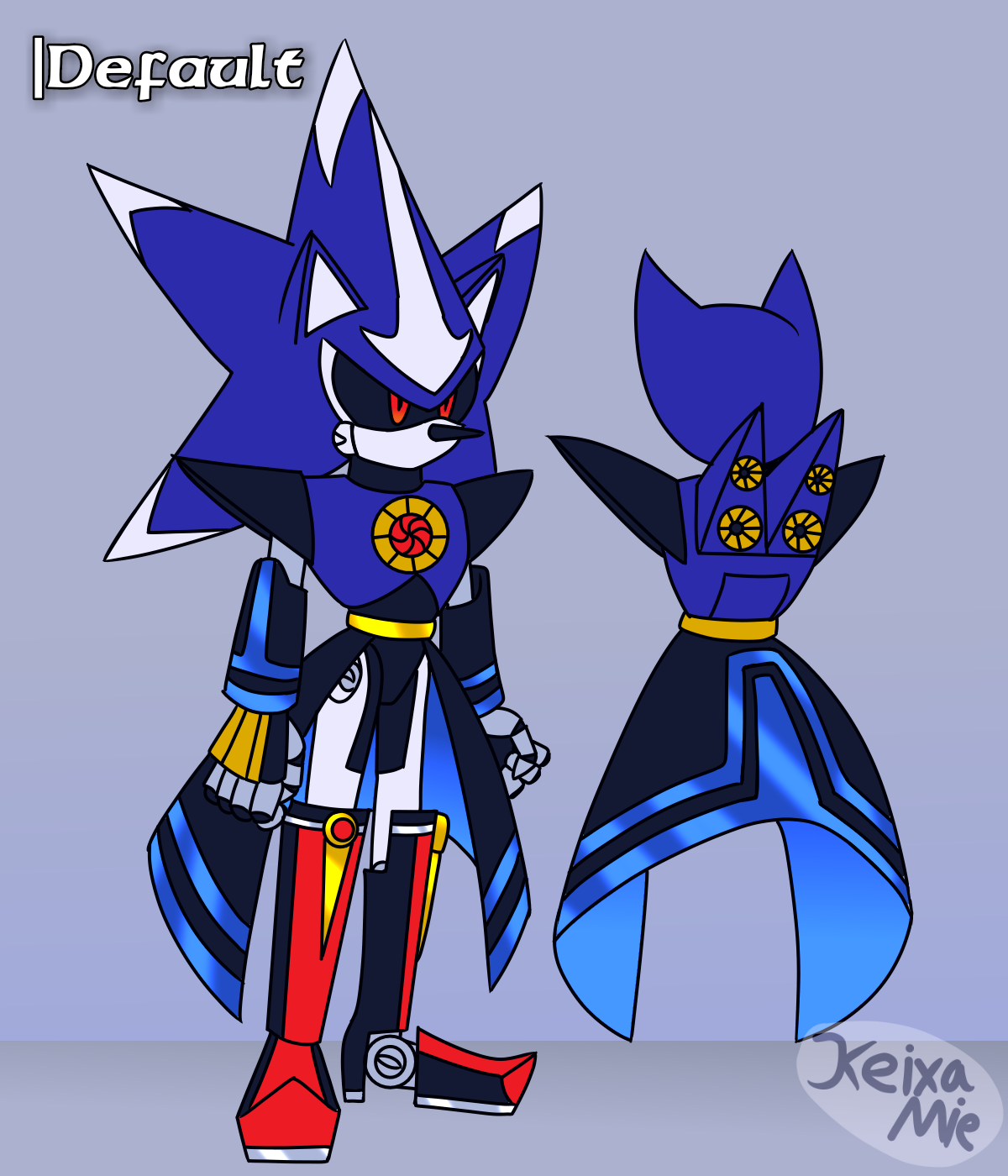 Neo Metal Sonic by CraftyDaemon on DeviantArt