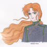 Zoisite with flowing hair