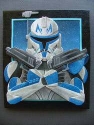 Captain Rex 501st by RamageArt