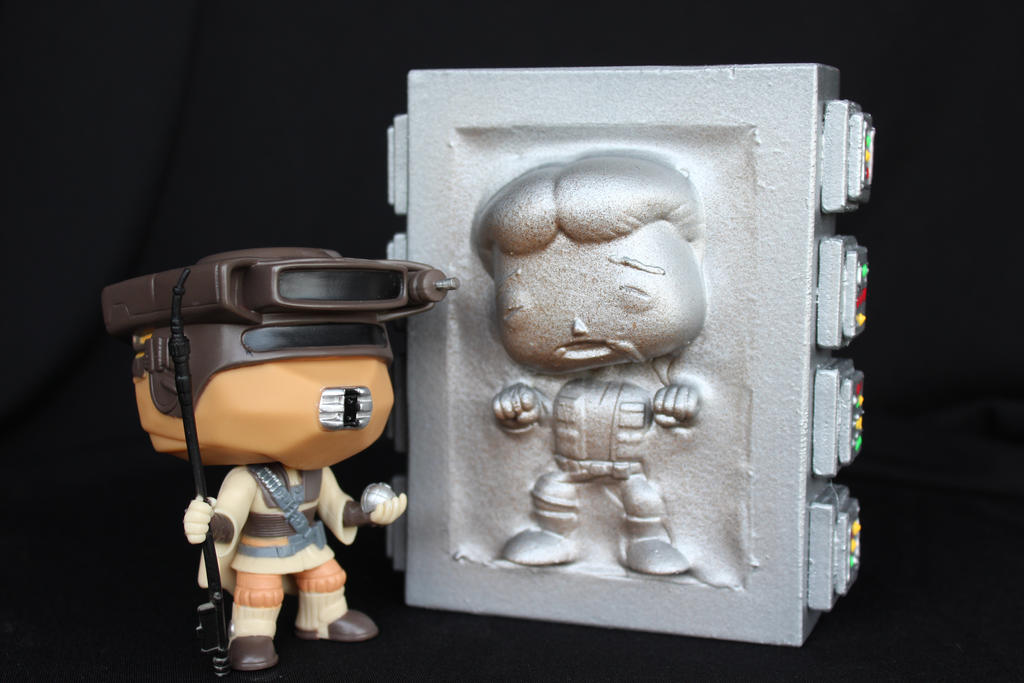 POP Han Solo in Carbonite and Boushh