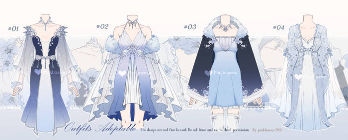 [CLOSED] Outfits Adoptable auction #18 -1