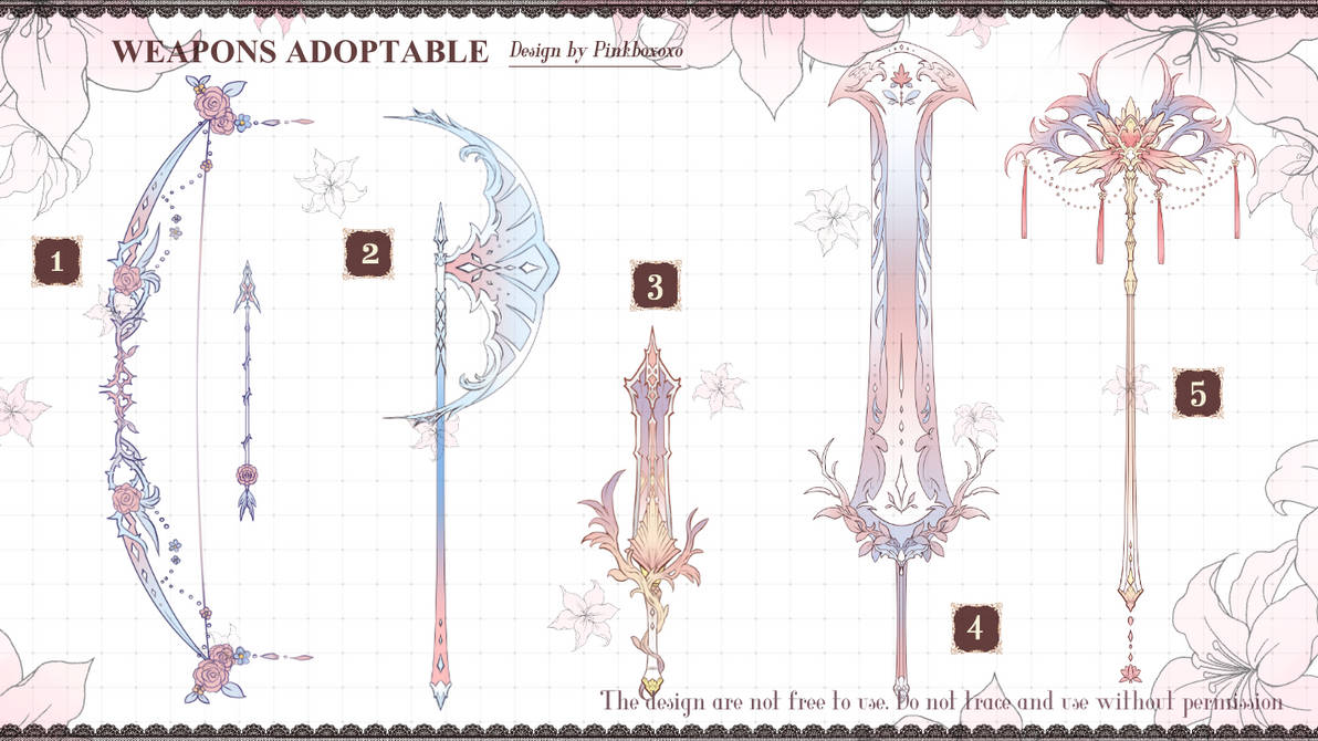 Evolved Fairy Cod Weapon Weapon Adoptable 04 - Fairy theme by Pinkboxoxo on DeviantArt