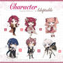 [2/6SET PRICE]Character Adoptable 2022