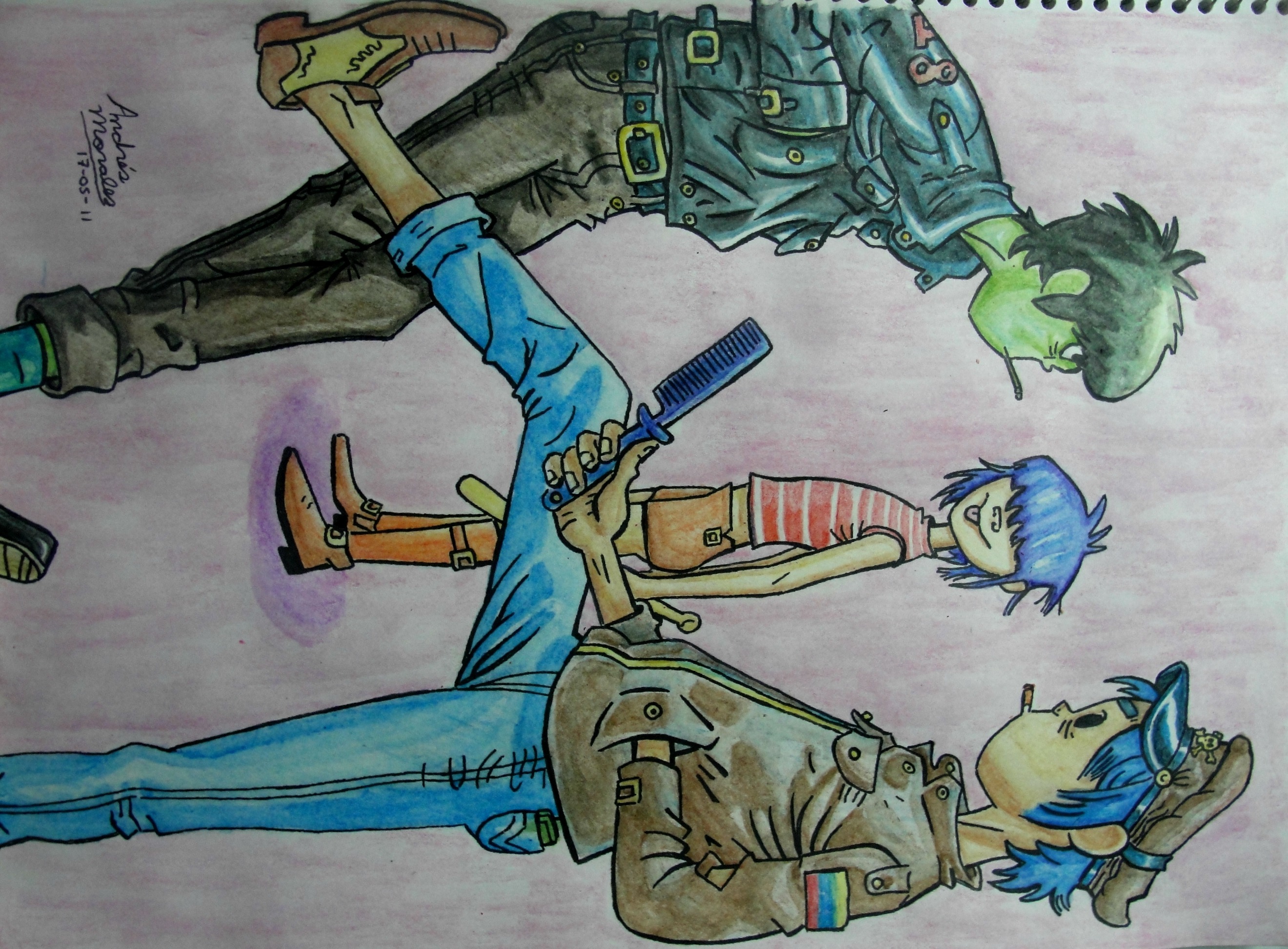 Gorillaz fan art