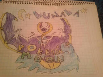 My Lunala Draw (Based in the box of the game)
