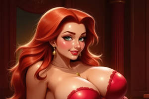 NSFW Christmas Fairy Premium Gallery Cover Design