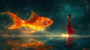 Serene Goldfish Dream