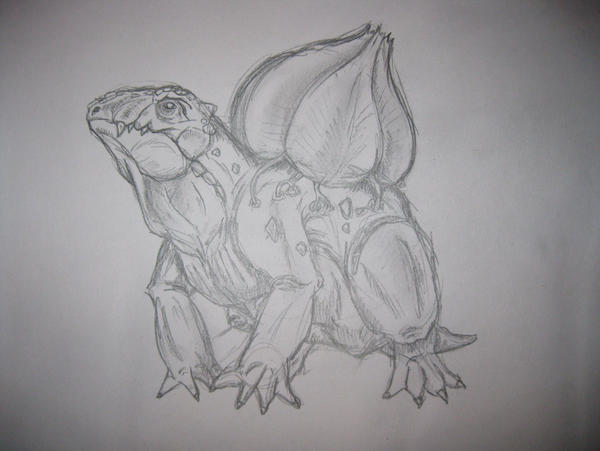Realistic Bulbasaur by drgknot