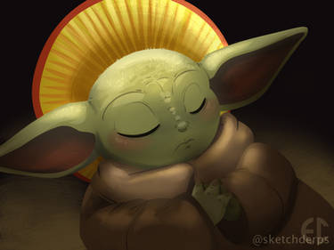 Baby Yoda Nativity