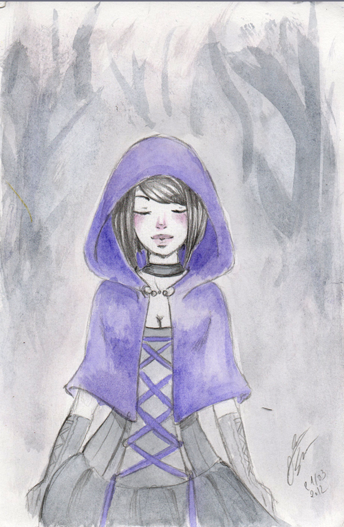 Purple ridding hood