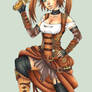 Steampunk Pirate -My treasure- : Colored: