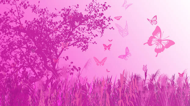 Pink Butterfly Wallpaper HD