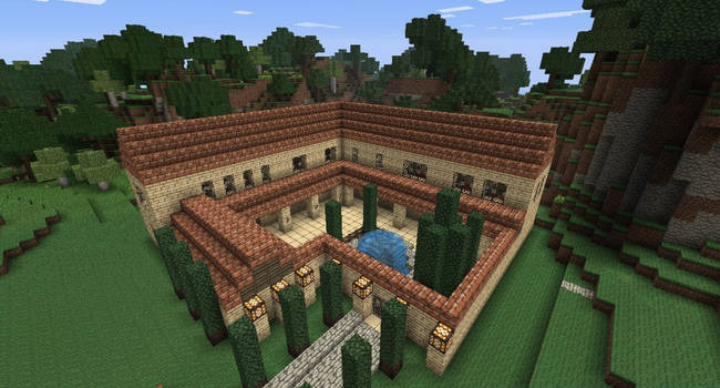 Minecraft Roman Villa