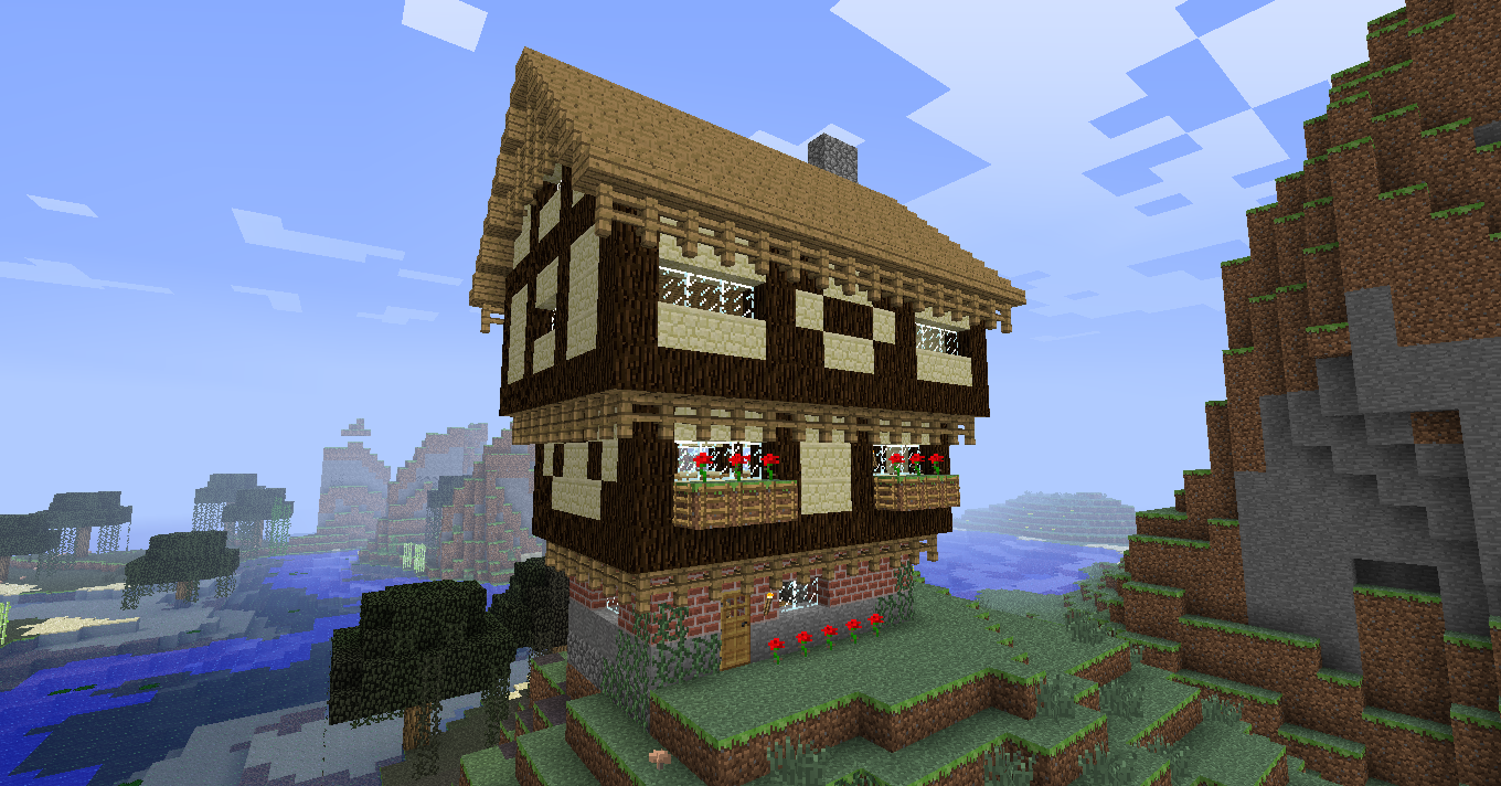 Minecraft Tudor House By NiegelvonWolf On DeviantArt minecraft-tudor-house-by-niegelvonwolf-on-deviantart