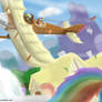 Scootaloo learns to Fly.