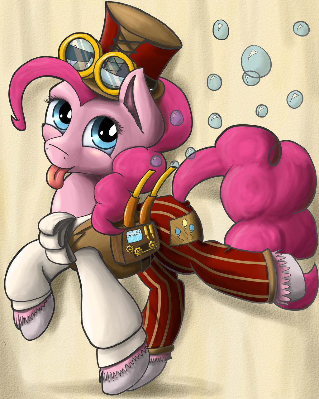 Steampunk Pinkie Pie