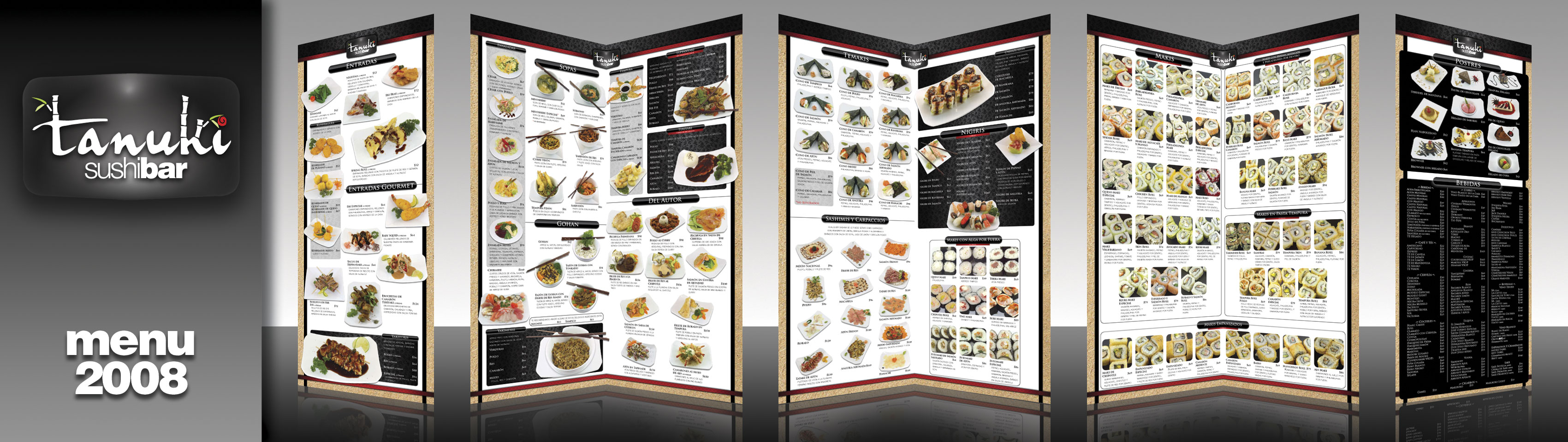 Sushi Menu 2008