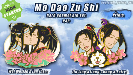 Mo Dao Zu Shi enamel pin set (P4P)