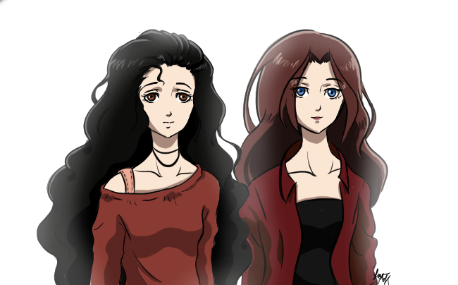 Giselle and Mila (SNK OCs) by Tori-Fujin on DeviantArt