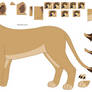 TLK Lineart 2: Pridelander lioness